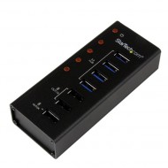 HUB SWITCH PUERTOS USB 3.2 STARTECHCOM ST4300U3C3  | USB 3.2 GEN 1, NEGRO