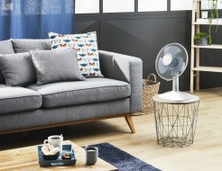 Ventilador Pie 30cm ROWENTA VU2330F2  | Blanco