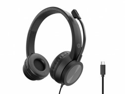 Auricular Diadema con Cable Conceptronic POLONA05BC Negro