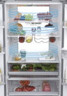 Frigo Combi Americano 4 puertas HAIER 34004873 477l Gris Dispensador agua Clase E Alto 200cm x 70cm  | Wifi