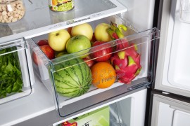 Frigo combi Americano convencional 519L 178,6cm 91cm Hisense  RS677N4WCD Clase E Inox