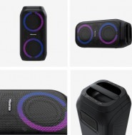 Altavoz HiFi 160W Altavoz para fiestas Bluetooth Hisense  AU07224242  | IPX4, Inalámbrico y alámbrico, Negro