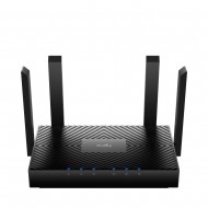 Rúter Ethernet WAN Doble banda (2,4 GHz / 5 GHz) CUDY WR3000  | Negro