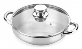 Olla Acero Inoxidable 22cm 22L Olla a presión ALZA 22063024  | Adecuado para Cocinar de forma rápida y eficiente, Negro