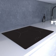 Placa Vitrocerámica 59cm EDESA EVT-6328 R BK /A  | 3 Zonas, Fuego 28cm, Negro, /A, 922272050, 5700W