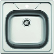 Fregadero Fregadero sobre encimera Acero inoxidable Rectangular 1 Senos CATA CS 1  | Inox, 465cm, x 50cm, ( 20cm )