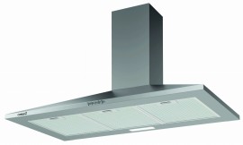 Campana Decorativa de Pared Piramidal 90cm 510 m³/h 47dB Cata VK-9000 X 3 Niveles Extracción Clase C Inox