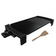 Plancha Grill de Asados 450 x 250 mm 2600W Cecotec Tasty&Grill 3000 BlackWa  | ter MixGrill, 3191, Negro