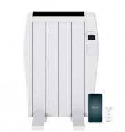 Calefactor Convector 600W elemento calefactor Aluminio Cecotec HO01330013  | Pantalla LCD, Wifi, Blanco