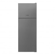 Frigorífico de 2 puertas HYUNDAI HF183700ENFX Alto 183cm x 70cm Clase E Inox  | 435 L, Air Flow