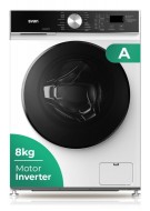 Lavadora SVAN SL8202AIDVB de 8Kg Clase A y 1200Rpm  | Blanco, Doble Layer, Motor Inverter, Vapor