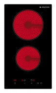 Placa Vitrocerámica 29cm 2 Zonas ASPES AV2302  | Negro
