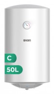 Termo agua caliente 50L Vertical SVAN ST5001S  | 1500W, 73cm, x 38cm, x 41,5cm, Blanco