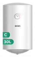 Termo agua caliente 30L Vertical SVAN ST3001S  | 1500W, 60cm, x 34cm, x 37,5cm, Blanco