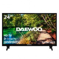TV Daewoo 24DM54HA1 LED 24" (61cm.) pulgadas HD Ready Smart TV con Android HDR Wifi Bluetooth Negro