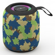 Altavoz HiFi 8W portátil monofónico Bluetooth Gembird AU0732244 Rango 85 - 18000 Hz 75dB Inalámbrico Camuflaje