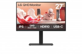 Monitor Gaming IPS LG 27" QHD 27BA75QB-B  | 200Hz, 1ms, 16:9