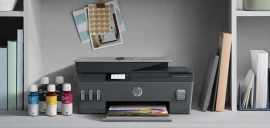 Impresora Térmica A4, B5, Carta, Legal; formatos sin márgenes: A4 y Carta; tamaño a medida 76,2 - 215,9 mm x 127 - 355,6 mm HP 5HX14A  | 11 ppm, 4800 x 1200 DPI, Negro, Gris