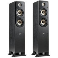 Altavoz HiFi 150W Altavoz de suelo POLK AUDIO ES50  | No, Rango 42 Hz a 40 kHz, Conexiones chapadas en oro, Negro, Blanco