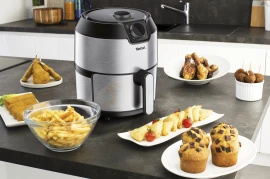 Freidora Freidora sana TEFAL EY201D15  | 4,2L, 1500W, Negro, Inox
