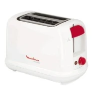 Tostadora 2 ranuras cortas MOULINEX LT160111  | Blanco