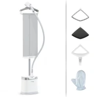 Plancha Cepillo de vapor de pie Vapor continuo 42 g/min ROWENTA IS8470D1  | Inox, Blanco