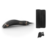 Secador de pelo de Viaje 1300W Motor digital de alta velocidad ROWENTA CF8C20E0  | 3 Velocidades, 3 Temperaturas, Función iónica, Negro, Cobre