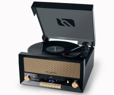 Giradiscos HiFi de tracción directa MUSE MT-110 BT BLACK Bluetooth Negro, Marrón