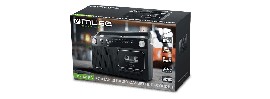 Radio Analógico Radio portátil MUSE M152R FM/MW a Sector: 230V ~ 50Hz con cable desmontable; Baterías: 6×1,5V tipo LR14 / UM2 / «C» (no incluidas) Negro