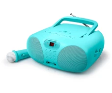 Radio CD Reproductor de CD portátil con radio Muse MD-203 KB  | FM, Cian