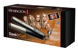 Plancha de pelo Temperatura (máx) 230 °C REMINGTON 45311560700  | con LCD, Negro