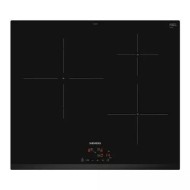 Placa de Inducción 60cm 3 Zonas Fuego 28cm SIEMENS EU63KBJB5E  | easyTouch, Negro