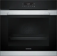 Horno Multifunción Pirolítico SIEMENS HB372ABS0 60cm Cristal Negro 71L  | Touch Control, IQ300, Clase A