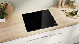 Placa Vitrocerámica 60cm 3 Zonas Fuego 28 BOSCH PKK631BB8E  | Negro, 5700W