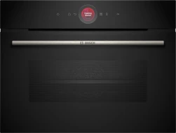 Horno Compacto Multifunción 59,4cm BOSCH CBG7341B1  | 47 litros, Limpieza Limpieza Manual, WiFi, Clase A+, Negro