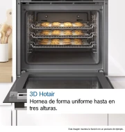 Horno Multifunción Pirolítico BOSCH HBA572BB3F 60cm Cristal Negro 71L  | Clase A+