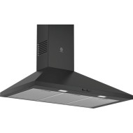 Campana Decorativa de Pared Piramidal BALAY 3BC696MN 90cm Clase A Negro  | 626 m³/h, 54dB, Niveles Extracción 3