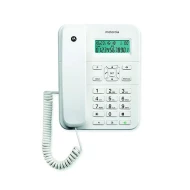 Teléfono sobremesa MOTOROLA 107CT202WHITE  | Pantalla incorporada, Identificador de llamadas, Blanco