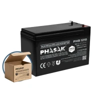 SAI (UPS) Phasak 9Ah (ácido-plomo) - batería High Rate compatible con SAIs, 9Ah (ácido-plomo) - batería High Rate compatible con SAIs PHB 1210
