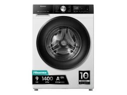Lavadora Hisense WF3S9043BW1 de 9Kg Clase A y 1400Rpm  | Blanco, WiFi, Motor Inverter