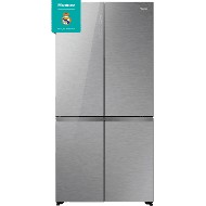 Frigo combi Americano 4 Puertas 591L 190cm 91,1cm Hisense  RQ5P605NSVE Clase E Inox