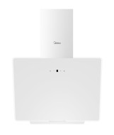 Campana Decorativa de Pared Inclinada Midea MH60A3200W 60cm Clase C Blanca  | 800 m³/h, 67dB, Niveles Extracción 3