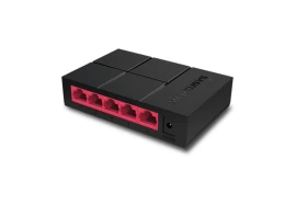 HUB Switch puertos 5 Mercusys MS105G  | Gigabit Ethernet (10/100/1000), Negro