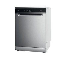 Lavavajillas 60cm WHIRLPOOL WFC 3C34 P X Clase D  | 9.5 litros, 14 cubiertos, 44dB, Inox