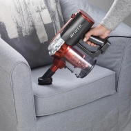 Aspirador Sin bolsa Ciclónico 600W 0 V Succión ciclónica combinada con filtro HEPA Ariete 2761  | 80dB, 5m Radio, Rojo, Rojo