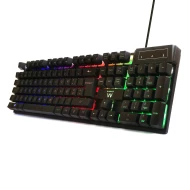 Teclado Juego Membrana LED RGB Ewent GA00534187  | USB, Teclado numérico