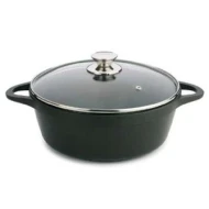 Olla Acero inoxidable 25cm 5 litros Olla VALIRA 4142/25  | Adecuado para Cocción de diversos alimentos, CAZ. ALTA 28, IND+TAPA+ASAS+BOLSA, Inox