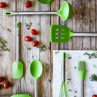 Utensilio de cocina Negro, Verde Nylon, Silicona BRA A197007