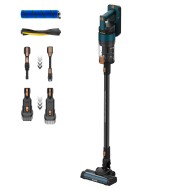 Aspirador Escoba Ciclónico 415W 33.6 V 23.500 Pa TAURUS Homeland Ultimate Digital  | 73dB, 230 m² Radio, 948944000, Negro, Azul