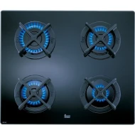 Placa Polivalente 4 Fuegos TEKA CGC 4G AI AL NAT  | 7500W, Negro